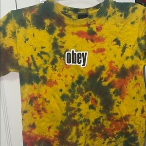 Tye dye Obey t shirt